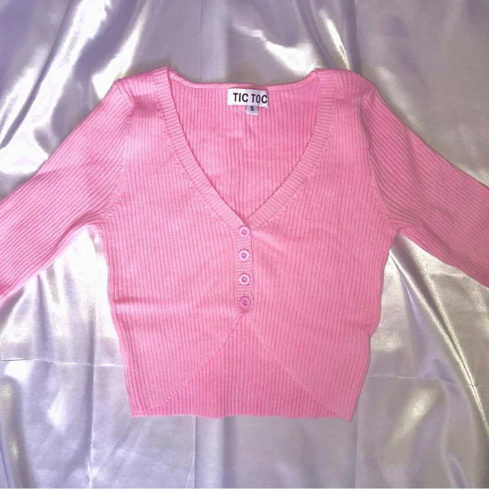 🌸Carina Ribbed Crop Top🌸 - Picture 6 of 6
